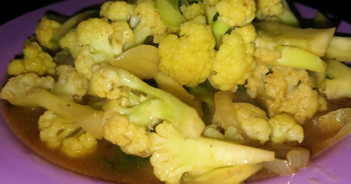 Resep Kembang Kol Saus Tiram 🐚 Oleh Vha Nurlaela Cookpad