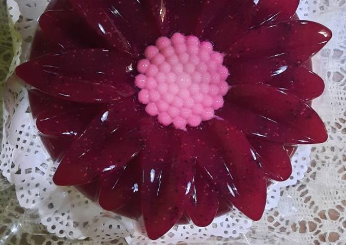 Cara membuat Puding Buah Naga Susu Cara membuat Puding Buah Naga Susu