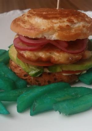 Una foto de Hamburguesa de emperador