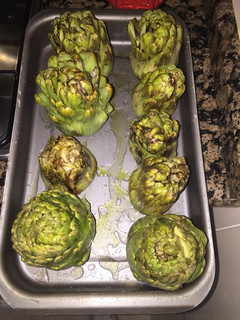 Una foto de Alcachofas al horno