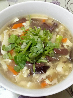 豆腐酸辣湯 的食譜成品照片