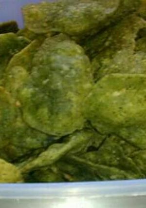 Foto resep Keripik bayam keju