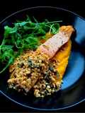 Salmone con Purè di Zucca al Microonde in 10 minuti