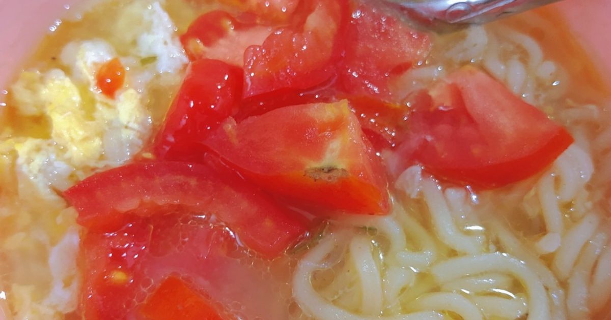 Mie rebus kencur