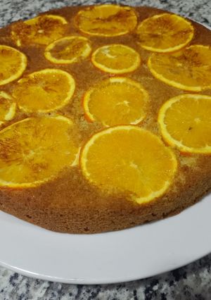 Una foto de Pastel de Naranja al revés!