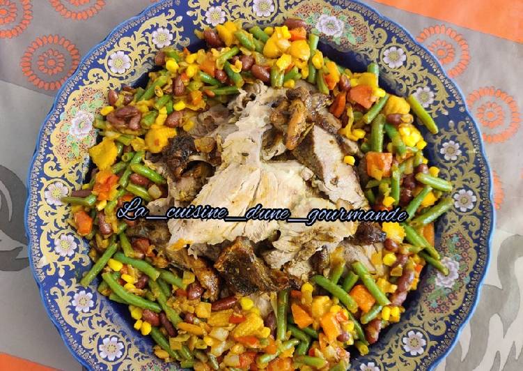 Easiest Way to Make Appetizing ♨️ GIGOT D'AGNEAU & SES LÉGUMES MEXICAIN ♨️