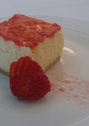 Una foto de Chessecake individual