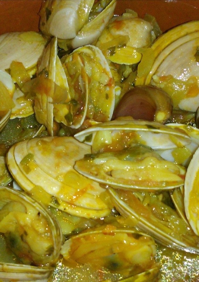 Una foto de Almejas a la marinera