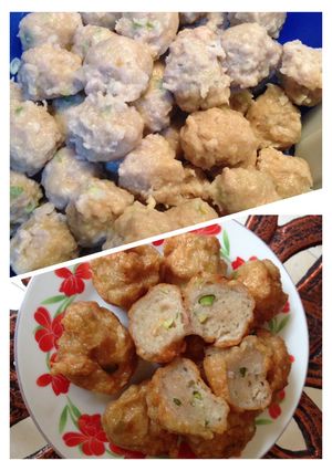 Foto resep Bakso Goreng Ayam / Siomay Ayam Lembut