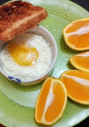 Una foto de Huevo cremoso y delicioso en 40"