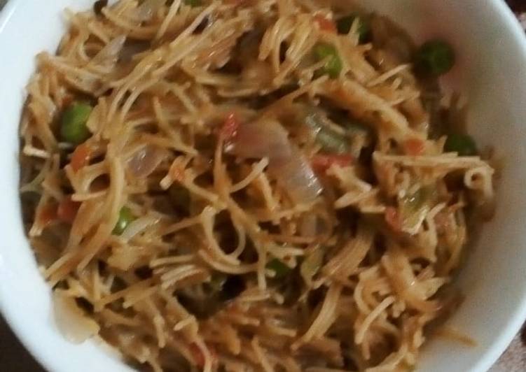 Simple Way to Prepare Speedy Vegetable Vermicelli