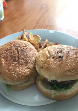 Una foto de Hamburguesas