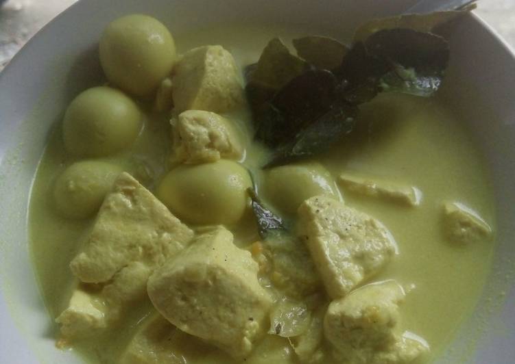 Opor tahu telur puyuh #rabubaru_cookpad