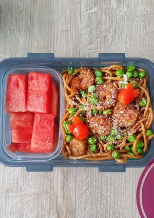 Foto resep Spaghetti Udang Madu