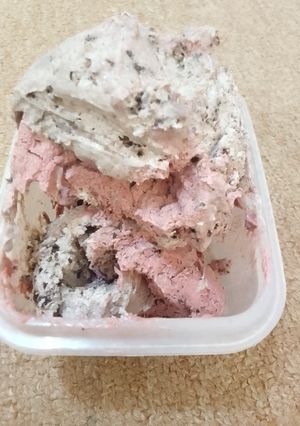 Foto resep Homemade es cream oreo