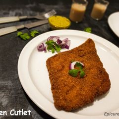 Chicken Cutlet in Bengali style A picture of Chicken Cutlet in Bengali style.