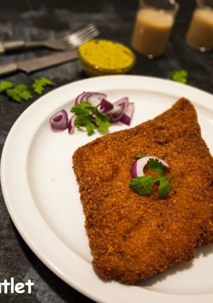 A picture of Chicken Cutlet in Bengali style.