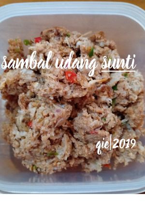 Foto resep Sambal udang sunti