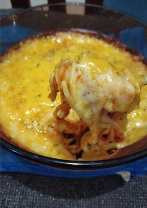 Foto resep Spagheti brule/ spageti panggang
