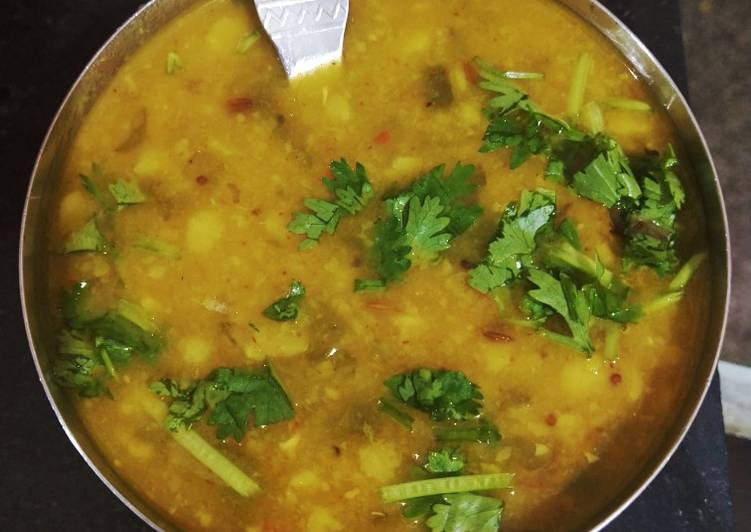 Steps to Prepare Any-night-of-the-week Mix dal with palak