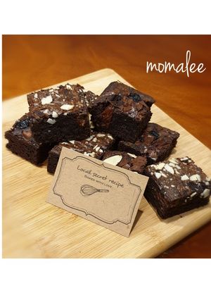 Foto resep Fudgy brownie with shiny crust👌