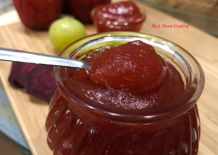 Easiest Way to Prepare Homemade Apple Gooseberry Jam – Healthy Jam