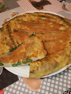 Una foto de Tortilla de espárragos trigueros