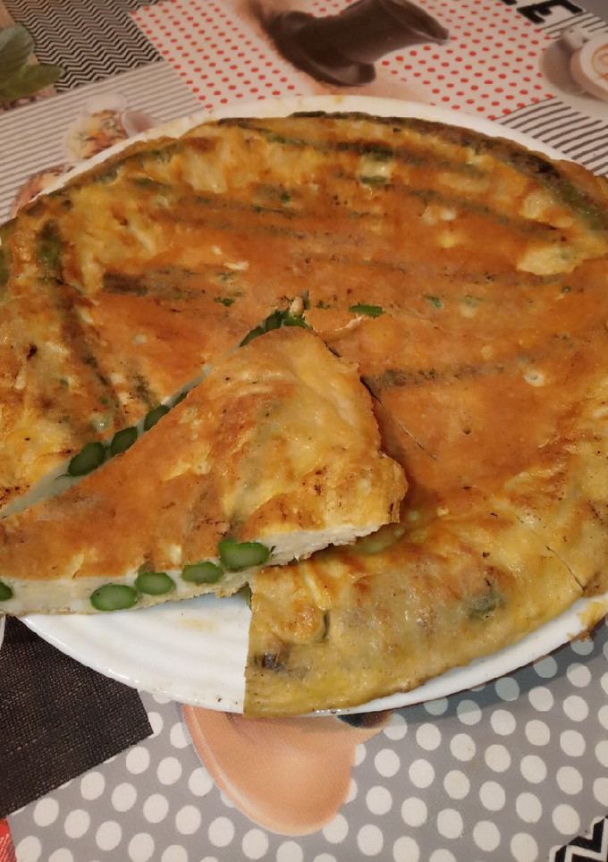 Una foto de Tortilla de espárragos trigueros