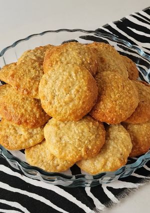 Una foto de 🍌🍪 Galletitas de banana y avena 🍪🍌 Fáciles, rendidoras y muy sabrosas 😋