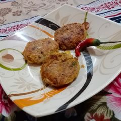Chicken shami kabab A picture of Chicken shami kabab.