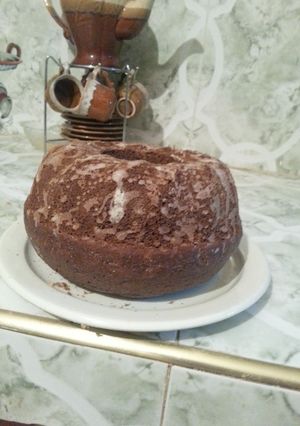 صورة لوصفة الكيك العملاق بمكونات جد بسيطة 😋