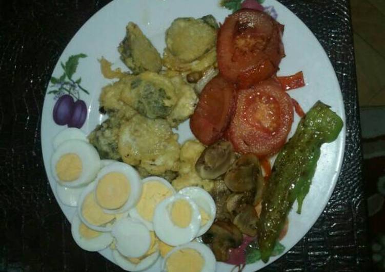 Veggies in olive oil Veggies in olive oil