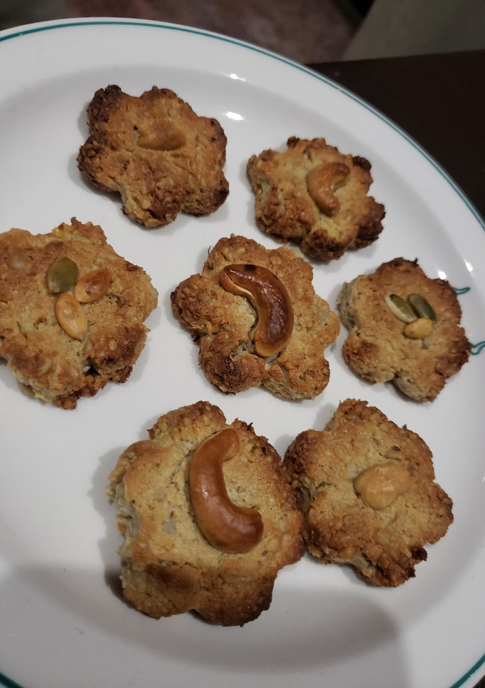 Una foto de Galletitas saladas de verdeo low carb