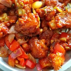 A picture of Gobhi Manchurian.