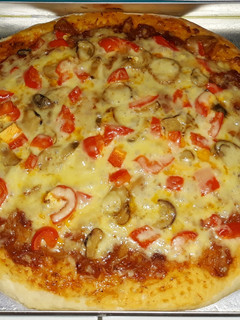 Foto resep Cheesy Meat Lovers Pizza