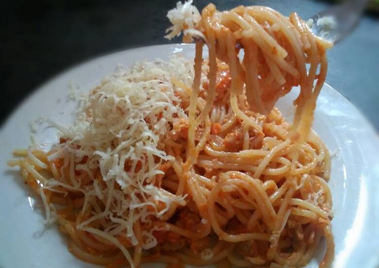 Langkah Mudah untuk Membuat Spaghetti homemade, Lezat Sekali
