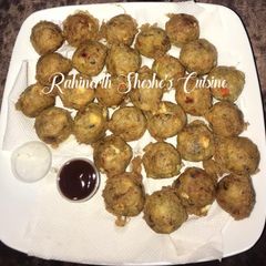A picture of Yam balls.