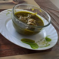 A picture of Green Chilli Coriander leaf Chicken.