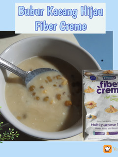 Foto resep Bubur kacang hijau santan fiber creme