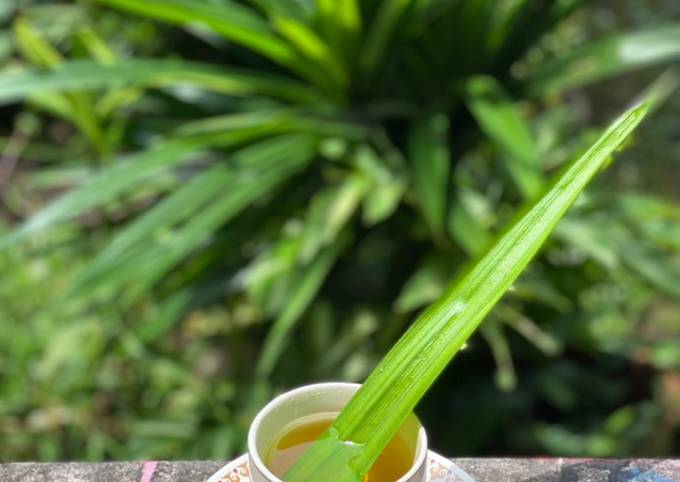 Cara bikin Pandan Tea Cara bikin Pandan Tea