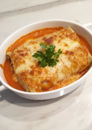 Hortobágyi húsos palacsinta recept fotója