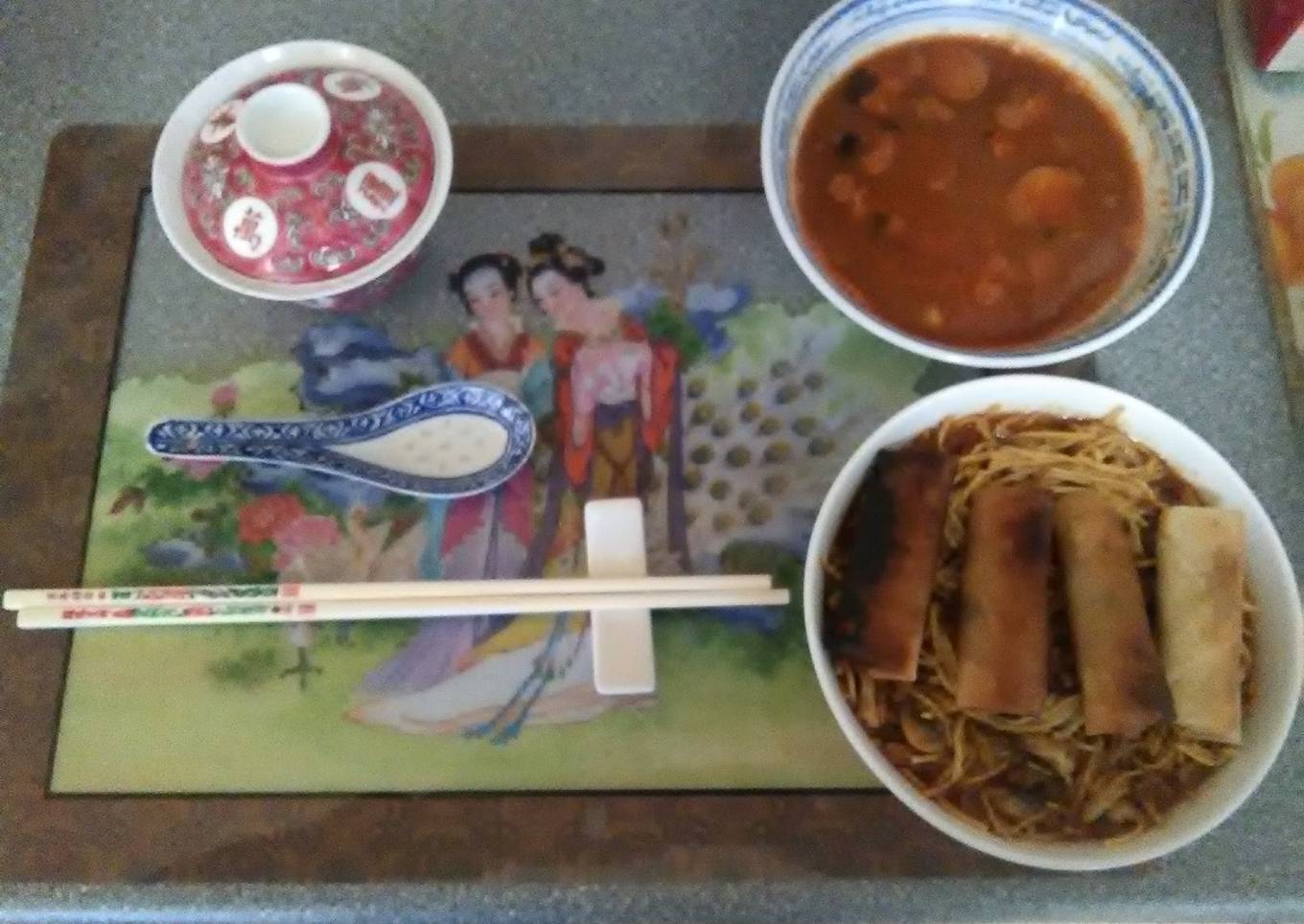 Japanese poach smoke haddock in katsu curry past and teriyaki sauce gekkeikan dry sake fine egg noodles