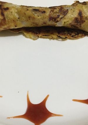 A picture of Besan chilla.