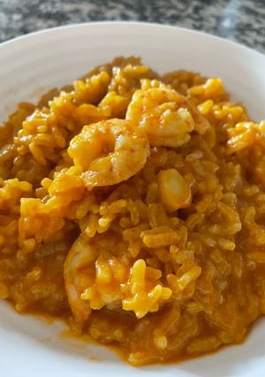 Foto principal de Arroz meloso con langostinos y calamares en Mambo