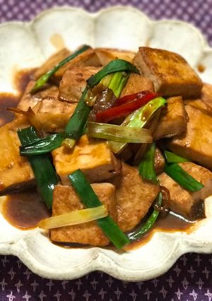 蔥燒豆腐 的食譜成品照片