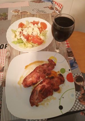 Foto principal de Chuletas de pavo a la miel fácil