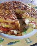Tortilla de papa rellena