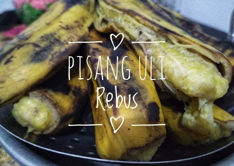 Pisang Uli Rebus