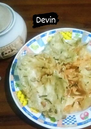 Foto resep 219. Rempeyek Kacang Tanah Daun Jeruk