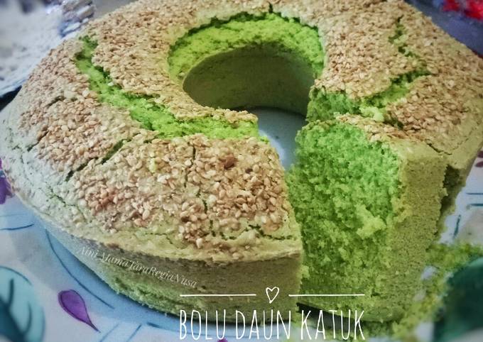 Bolu Daun Katuk Tepung Beras (BoosterASI)